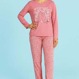 Pijama de Mujer Rosa Romantic Birds